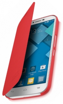 Alcatel Flip Case FC7047 pouzdro pro Alcatel One Touch 7047D Pop C9 red