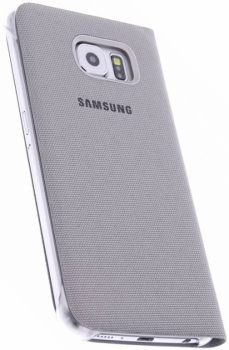 Samsung EF-WG920BSEGWW Flip Wallet Fabric textilní originální flipové pouzdro pro Samsung Galaxy S6 SM-G920F