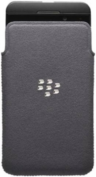 Microfibre Pocket BlackBerry Z10 grey