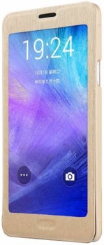 USAMS Touch flipové pouzdro pro Samsung Galaxy Note4 gold