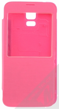 Forcell Window Flip flipové pouzdro pro Samsung Galaxy S5 růžová (pink) zepředu