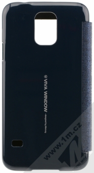 Goospery Viva Window flipové pouzdro pro Samsung Galaxy S5 modrá (blue) zezadu