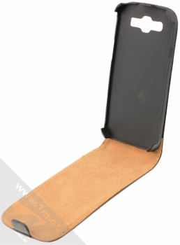 ForCell Slim2 Flip otevírací pouzdro pro Samsung Galaxy S III černá (black) otevřené