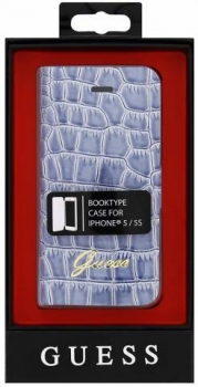 Guess Crocodile Folio flipové pouzdro pro Apple iPhone 5, iPhone 5S krabička