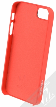 Adidas Hard Case Moulded ochranný kryt pro Apple iPhone 5, iPhone 5S, iPhone SE (B36830) červeno bílá (red white) zepředu