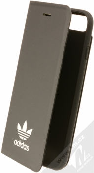 Adidas Originals Booklet Case flipové pouzdro pro Apple iPhone 6, iPhone 6S, iPhone 7, iPhone 8 (CH8862) černá bílá (black white)