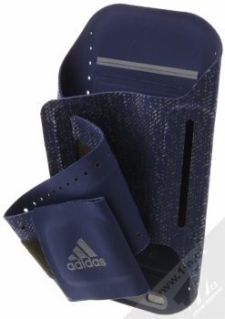 Adidas Sports Armband sportovní pouzdro na paži pro mobilní telefon, mobil, smartphone o velikosti Apple iPhone 6, iPhone 6S, iPhone 7, iPhone 8 (CI3127) tmavě modrá (dark blue) zezadu