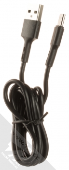 Aligator USB kabel s USB Type-C konektorem - prodloužená délka konektoru černá (black) komplet