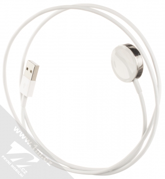 Apple A1923 Magnetic Charging Cable originální dokovací stanice pro Apple Watch (MU9G2ZE/A) bílá (white) komplet