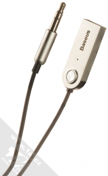 Baseus BA01 Audio Adapter USB Bluetooth adaptér s konektorem Jack 3,5mm (CABA01-01) stříbrná černá (silver black)