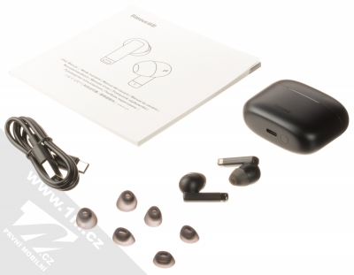 Baseus Bowie E9 TWS Bluetooth stereo sluchátka (NGTW120001) černá (black) balení