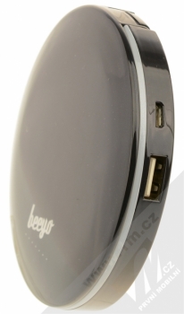 Beeyo Compact Mirror Charger PowerBank záložní zdroj 3000mAh černá (black) konektory