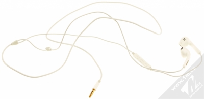 Blue Star Apple Headset sluchátka s mikrofonem a ovladačem bílá (white) balení