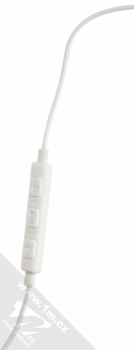 Blue Star Type-C Headset sluchátka s mikrofonem, ovladačem a USB Type-C konektorem bílá (white) ovladač