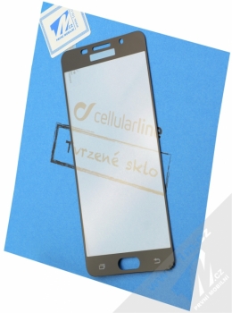 CellularLine Second Glass Capsule ochranné tvrzené sklo na kompletní displej pro Samsung Galaxy A5 (2016) černá (black)