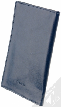 CellularLine Touch Wallet univerzální pouzdro s peneženkou pro mobilní telefon, mobil, smartphone modrá (dark blue) zezadu