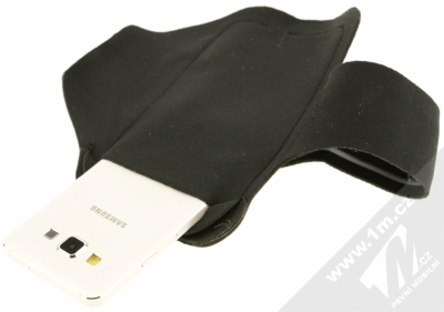CellularLine Armband Running sportovní pouzdro na paži pro mobilní telefon, mobil, smartphone do 5,2 černá (black) vložení telefonu