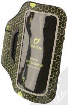 CellularLine Armband Running sportovní pouzdro na paži pro mobilní telefon, mobil, smartphone do 5,2 černá (black)