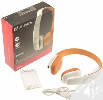 CellularLine FLY Bluetooth Stereo Headset bílá (white) balení