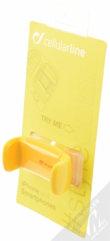 CellularLine Style&Color Car Holder univerzální držák do mřížky ventilace v automobilu žlutá (yellow) krabička