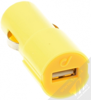 CellularLine Style&Color USB Car Charger nabíječka do auta s USB výstupem 1A žlutá (yellow) USB konektor