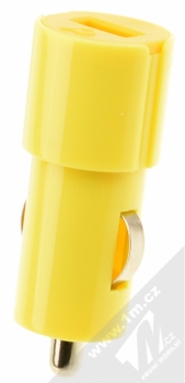 CellularLine Style&Color USB Car Charger nabíječka do auta s USB výstupem 1A žlutá (yellow)