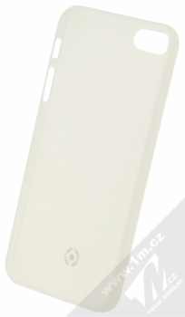 Celly Frost TPU tenký gelový kryt pro Apple iPhone 5, iPhone 5S, iPhone SE bílá (white) zepředu