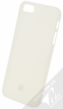 Celly Frost TPU tenký gelový kryt pro Apple iPhone 5, iPhone 5S, iPhone SE bílá (white)