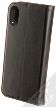 Celly Ghost Wally flipové pouzdro podporující magnetické držáky pro Apple iPhone X černá (black) zezadu