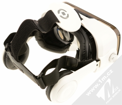 Celly VR Glass brýle a sluchátka pro virtuální realitu bílá černá (white black) zezadu