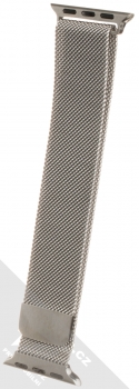 Dahase Milanese Magnetic magnetický pásek z leštěného kovu na zápěstí pro Apple Watch 38mm, Watch 40mm stříbrná (silver)