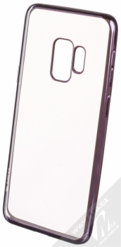 Devia Crystal Soft Case Glitter pokovený ochranný kryt s motivem pro Samsung Galaxy S9 černá (gunmetal black)