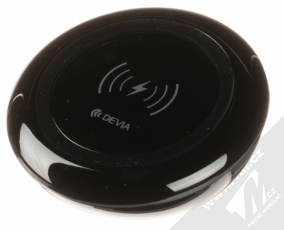 Devia Fast Wireless Charger stojánek rychlého bezdrátového Qi nabíjení černá (black)