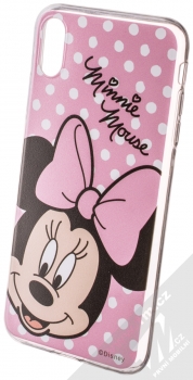 Disney Minnie Mouse 008 TPU ochranný silikonový kryt s motivem pro Apple iPhone XS Max světle růžová (light pink)