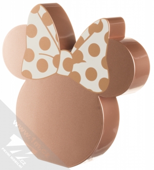 Disney Minnie Mouse Mirror 3D Head Power Bank záložní zdroj 5000mAh ve tvaru myščiny hlavy růžově zlatá (rose gold)