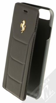 Ferrari 488 Folio Case flipové pouzdro pro Apple iPhone 7 (FESEGFLBKP7BK) černá zlatá (black gold)