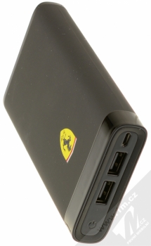 Ferrari PowerBank záložní zdroj 12000mAh pro mobilní telefon, mobil, smartphone, tablet černá (black) konektory