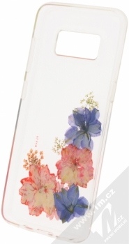 Flavr iPlate Real Flowers Amelia ochranný kryt s pravými květy pro Samsung Galaxy S8 průhledná (transparent) zepředu