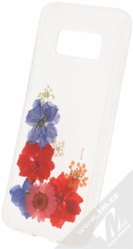 Flavr iPlate Real Flowers Amelia ochranný kryt s pravými květy pro Samsung Galaxy S8 průhledná (transparent)
