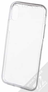 Forcell 360 Ultra Slim sada ochranných krytů pro Apple iPhone X, iPhone XS průhledná (transparent) komplet zezadu