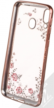 Forcell Diamond TPU ochranný kryt pro Samsung Galaxy M20 růžově zlatá (rose gold) zepředu
