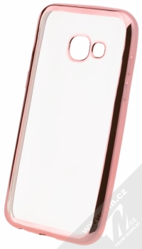 ForCell Electro TPU ochranný kryt pro Samsung Galaxy A3 (2017) růžově zlatá (rose gold)
