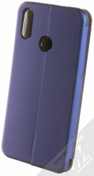Forcell Elegance Book flipové pouzdro pro Huawei P Smart (2019) tmavě modrá (dark blue) zezadu