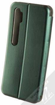 Forcell Elegance Book flipové pouzdro pro Xiaomi Mi Note 10, Mi Note 10 Pro tmavě zelená (dark green) zezadu