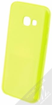 Forcell Jelly Case TPU ochranný silikonový kryt pro Samsung Galaxy A3 (2017) limetkově zelená (lime green)