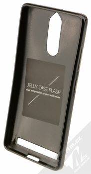 Forcell Jelly Case TPU ochranný silikonový kryt pro Lenovo Vibe K5 Note černá (black) zepředu