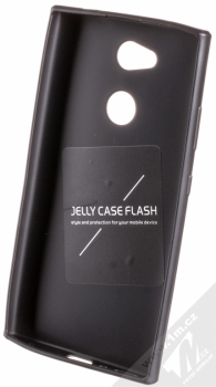 Forcell Jelly Matt Case TPU ochranný silikonový kryt pro Sony Xperia L2 černá (black) zepředu