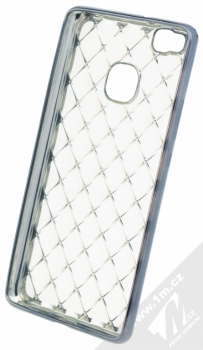 Forcell Luxury Gel ochranný silikonový kryt pro Huawei P9 Lite černá (gun metal) zepředu