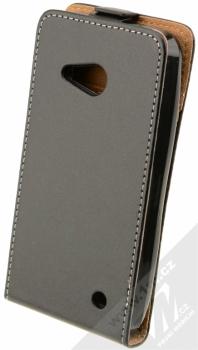 ForCell Slim Flip Flexi otevírací pouzdro pro Microsoft Lumia 550 černá (black) zezadu