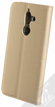 Forcell Smart Book flipové pouzdro pro Nokia 7 Plus zlatá (gold) zezadu